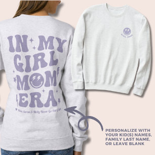 Personnalisé Dans Mon Fille Maman Era Sweatshirt P