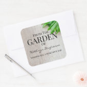 Personnalisé De Votre Étiquette De Légumes De Jard (Enveloppe)