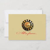 :: PERSONNALISÉ : Dee & Jon Las Vegas RSVP 5x3.5 (Dos)