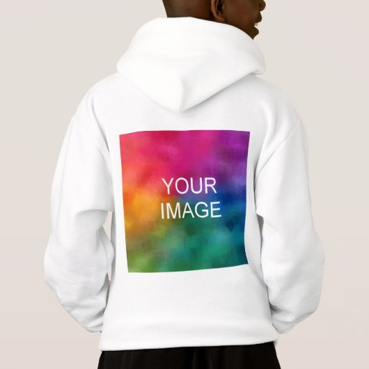 Personnalisé Double Visage Ajouter Image Blanc Mod (Dos)