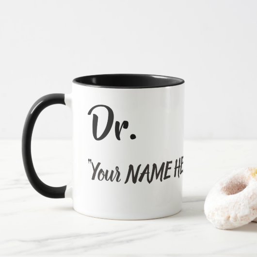 Personnalisé Dr Mug (Avec donut)