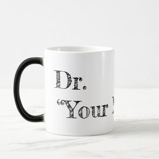 Personnalisé Dr Mug (Gauche)