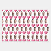 Personnalisé drôle d'emballage visage papier valen (Devant 2)