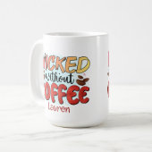 Personnalisé Drôle Méchant Sans Mug De Café (Devant gauche)