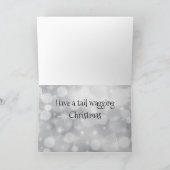 Personnalisé du chien - Cartes de Noël (Intérieur)