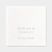 Personnalisé Elégant 25e anniversaire Argent réel (Recto)