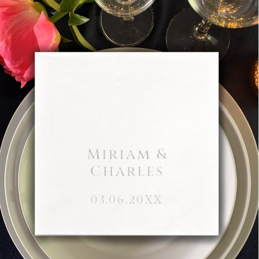 Personnalisé Elégant 25e anniversaire Argent réel