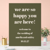 Personnalisé Elegant Olive Green Earth Mariage Bie (Mariage)