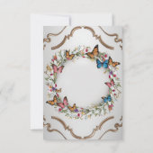 [Personnalisé] Elégante Invitation De Jardin Moder (Dos)