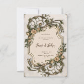 [Personnalisé] Élégante invitation de mariage vint (Devant)