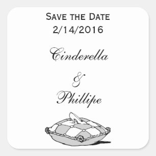 Personnalisé Enregistrer la date Stickers Slipper