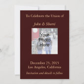 Personnalisé Enregistrer les cartes de dates, Modi (Dos)