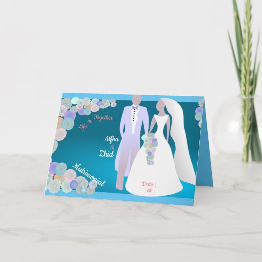 Personnalisé ensemble dans la Faire-part de mariag (Devant)