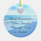 Personnalisé épousant des ornements, ornements de (Dos)