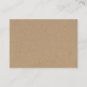 Personnalisé épousant la carte de prière - Papier (Dos)