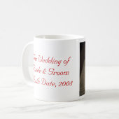 Personnalisé épousant la tasse (Devant gauche)