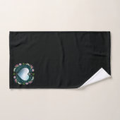 Personnalisé Événement Coeur Floral Photo Serviett (Serviette à main)