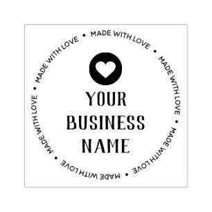 Personnalisé Fabriqué Avec Un Tampon D'Amour