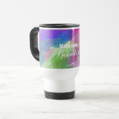 Personnalisé Faire Chaque Jour Belle Mug Voyage (Devant gauche)