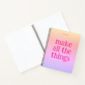 Personnalisé Faire Toutes Les Choses Journal (Intérieur)