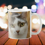 Personnalisé Famille Animaux Photo Café Mug<br><div class="desc">Téléchargez une photo et créez facilement votre tasse personnalisée. Vous pouvez TRANSFÉRER ce DESIGN sur d'autres produits Zazzle et l'ajuster à la plupart des articles Zazzle. Vous pouvez également cliquer sur CUSTOMISER PLUS LOIN pour ajouter une ligne de texte. Les conceptions Studio standard sont faites dans des graphiques vectoriels haute...</div>