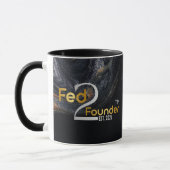 Personnalisé "Fed2Founder" Galaxy Mug (Gauche)
