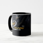 Personnalisé "Fed2Founder" Galaxy Mug (Devant gauche)