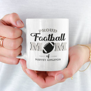 Personnalisé Fier Football Maman Coffee Mug