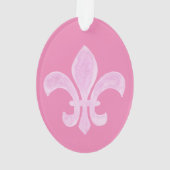 Personnalisé Fleur de Lis Pink (dos)
