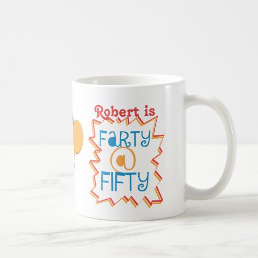 Personnalisé Funny 50th Birthday Gag Gift Mug (Droite)