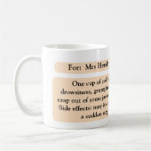 Personnalisé Funny Avis de café Mug (Gauche)