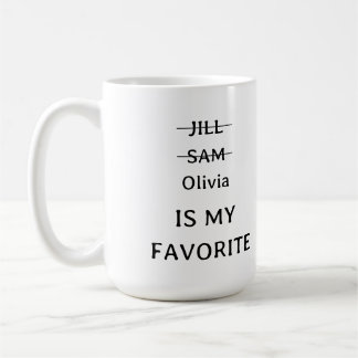 Personnalisé Funny Favori Mug enfant, drôle cadeau