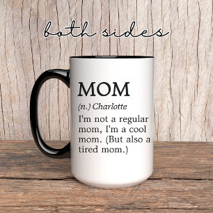 Personnalisé Funny Maman Mugs Cadeaux de la fête