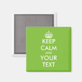 Personnalisé Garder aimant calme pour réfrigérateu (Recto/Verso)