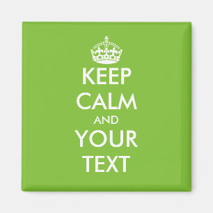 Personnalisé Garder aimant calme pour réfrigérateu