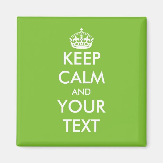 Personnalisé Garder aimant calme pour réfrigérateu (Devant)