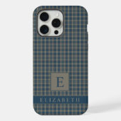 Personnalisé gris clair bleu foncé À damiers Motif (Verso)