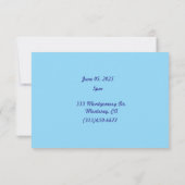 Personnalisé Happy maman invitation douche bébé (Dos)