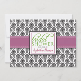 :personnalisé: Invitation à la douche nuptiale Dam