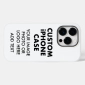 Personnalisé iPHONE 14 PRO TOUGH COQUE (Verso (horizontal))