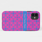 Personnalisé iPhone 5/5s Coque-Mate Coque Magenta, (Dos (Horizontal))