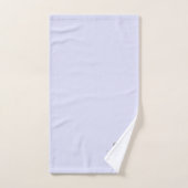 Personnalisé J Initial Silver Monogramme Votre Nom (Serviette à main)