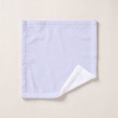 Personnalisé J Initial Silver Monogramme Votre Nom (Gant de toilette)