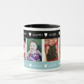 Personnalisé J'aime grand-père Mug (Centre)