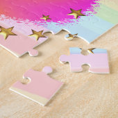 PERSONNALISÉ J'AIME GYMNASTICS PUZZLE (Côté)