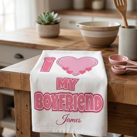 Personnalisé J'aime mon petit ami – Ajouter une ph