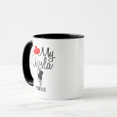 Personnalisé J'Aime Mon Vizsla Mug (Devant gauche)