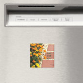 Personnalisé Jaune Orange Marigold Fleurs Magnets (In Situ (Lave-vaisselle))