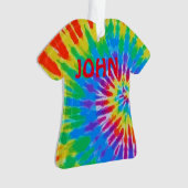 Personnalisé John Tie Dye Spiral Rainbow (devant)