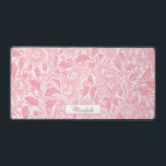 Personnalisé Joli Boho Rose Floral<br><div class="desc">Joli boho rose floral avec étiquette vierge et champ de texte pour votre nom ou monogramme.</div>